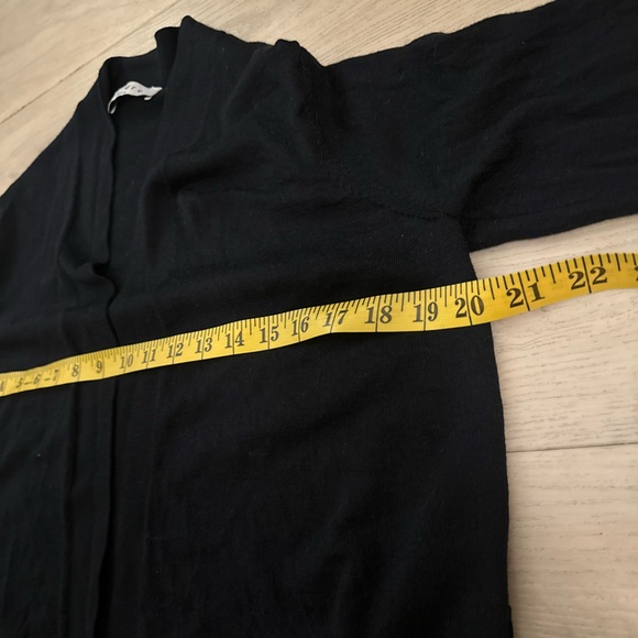 Sandro Paris Black Cardigan 100% Merino Wool Size 1 - Picture 10 of 13